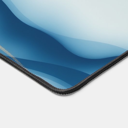 Liquid Flow State Abstract Large Gaming デスクマット (コーナー)