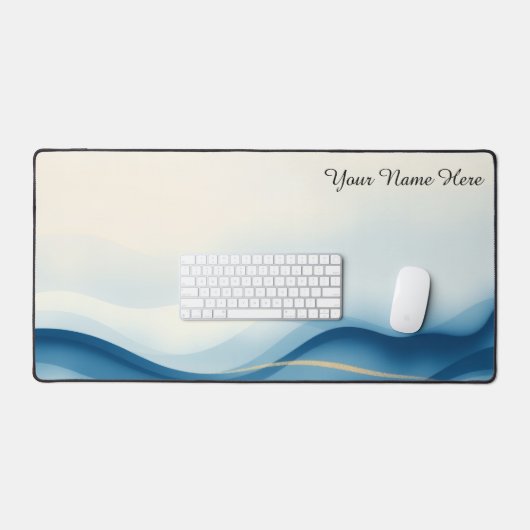 Liquid Flow State Abstract Large Gaming デスクマット (キーボード&マウス)