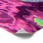 Liquid Fluid Dynamics Contemporary Painting  ポスター (角)