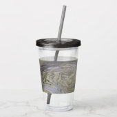 Liquid Gold Acrylic Pour Tumbler アクリルタンブラー (裏面)