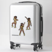 Liquid Gold Dancer #1 シール (スーツケース)