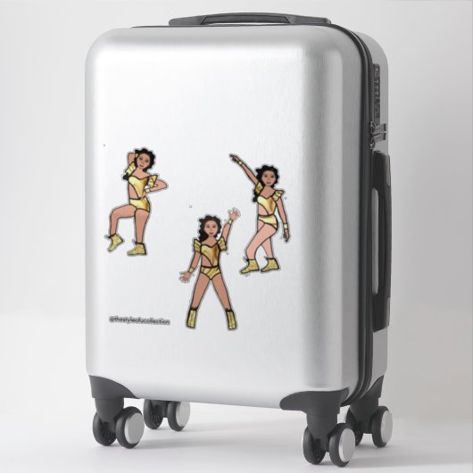 Liquid Gold Dancer #2 シール (スーツケース)