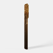 💛 Liquid Gold Drip Elegance Glitter Luxe ✨👑 iPhoneケース (右側面)