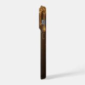 💛 Liquid Gold Drip Elegance Glitter Luxe ✨👑 iPhoneケース (左側面)