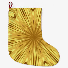 Liquid Gold: Gilded Zenith | クリスマスのギフトに名前入り ラージクリスマスストッキング