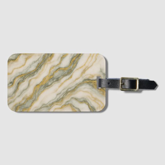 Liquid Gold Veins ラゲッジタグ (正面横)