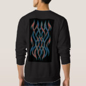 Liquid Harmony Drip Art Sweatshirt スウェットシャツ (裏面)