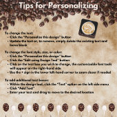 Liquid Hug for the Senses Coffee Wall Clock スクエア壁時計