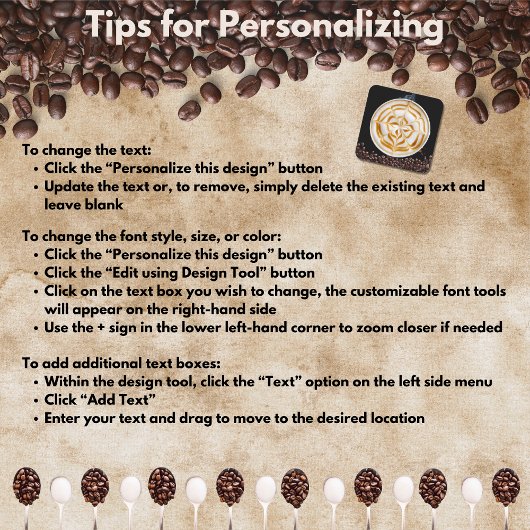 Liquid Hug for the Senses Coffee Wall Clock スクエア壁時計