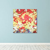 Liquid kinetic contemporary art  キャンバスプリント (インサイチュ (ウッドフロア))