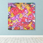 Liquid Kinetic Painting キャンバスプリント (インサイチュ (ウッドフロア))