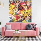 Liquid Kinetic Painting  キャンバスプリント (インサイチュ (リビング))