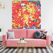 Liquid Kinetic Painting  キャンバスプリント (インサイチュ (リビング))