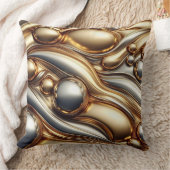 liquid metal look  クッション (ブランケット)