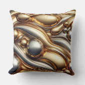 liquid metal look  クッション (正面)