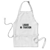 Liquid Motivation モダンなカフェイン中毒者 スタンダードエプロン (正面)