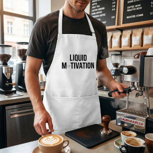 Liquid Motivation モダンなカフェイン中毒者 スタンダードエプロン