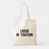 Liquid Motivation モダンなカフェイン中毒者 トートバッグ (裏面)