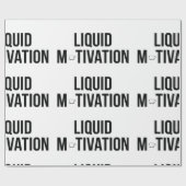 Liquid Motivation モダンなカフェイン中毒者 ラッピングペーパー (フラット)