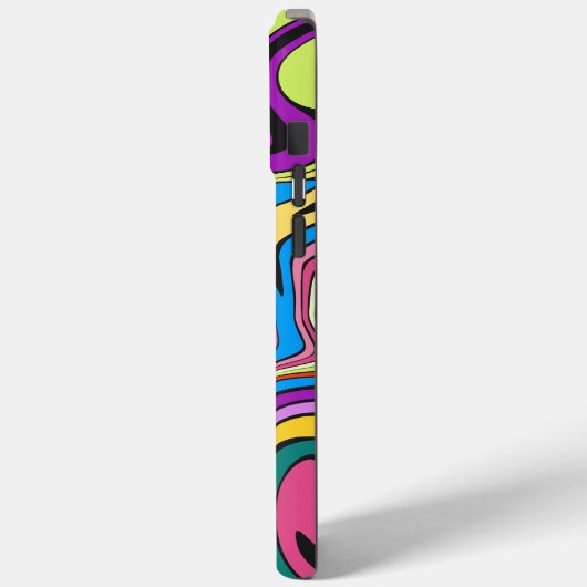 Liquid Paint Marbling Effect Case-Mate iPhoneケース (裏面 / 左)