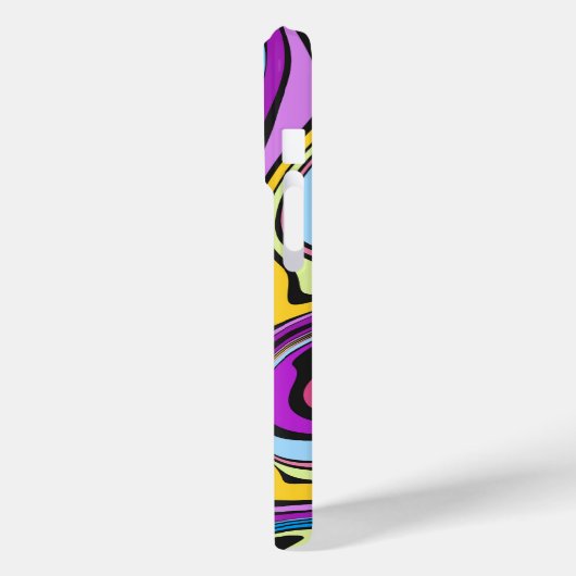 Liquid Paint Marbling Effect iPhone Case Case-Mate iPhoneケース (裏面 / 左)