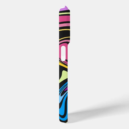 Liquid Paint Marbling Effect iPhone Case Case-Mate iPhoneケース (裏面 / 右)