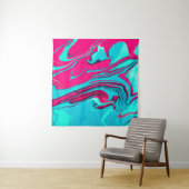 Liquid paper marbling paint background. Fluid pain タペストリー (インサイチュ)