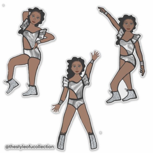 Liquid Silver  Dancer #1 シール (正面)