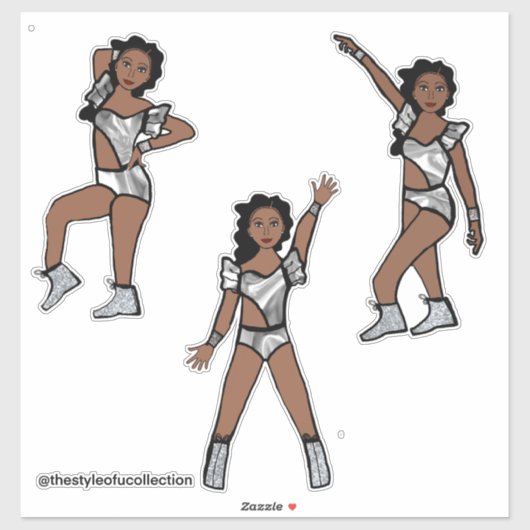 Liquid Silver  Dancer #1 シール (シート)