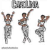 Liquid Silver Dancer #1 Sticker シール (正面)