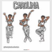 Liquid Silver Dancer #1 Sticker シール (シート)