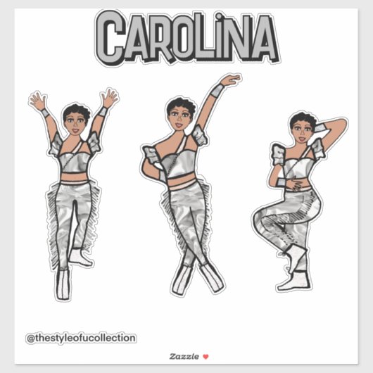 Liquid Silver Dancer #2 シール (シート)