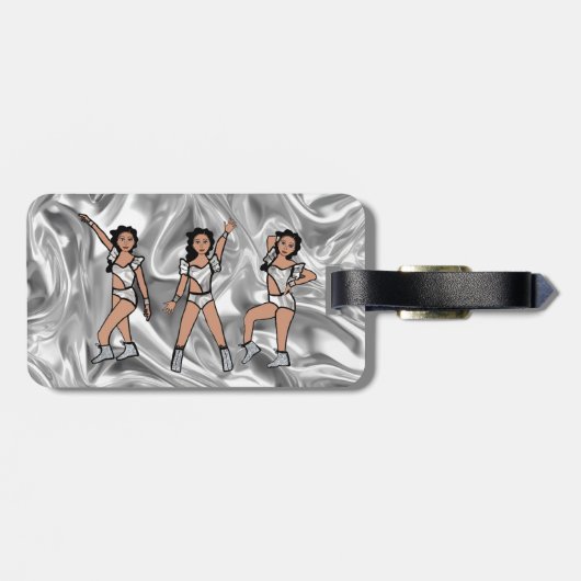 Liquid Silver White Dancer #2 ラゲッジタグ (裏面横)