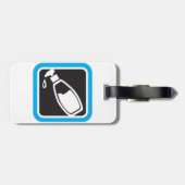 Liquid Soap Dispenser Pump Bottle Icon ラゲッジタグ (裏面横)