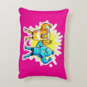 Liquid Strength – Funny Juice & Water Muscle Desig アクセントクッション (裏面(縦))