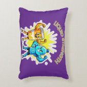 Liquid Strength – Funny Juice & Water Muscle Desig アクセントクッション (正面(垂直))