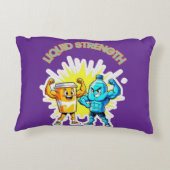 Liquid Strength – Funny Juice & Water Muscle Desig アクセントクッション (裏面)