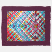 Liquid Vector Pattern Fleece Blanket フリースブランケット (正面(横))