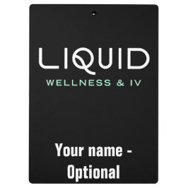 Liquid Wellness & IV クリップボード ブラック