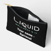 Liquid Wellness & IV - Black Accessory Pouch アクセサリーポーチ (見開き)