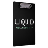 Liquid Wellness & IV Clipboard - Black クリップボード (右)