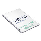 Liquid Wellness & IV Notebook ノートブック (右側)