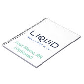 Liquid Wellness & IV Notebook ノートブック (左側)
