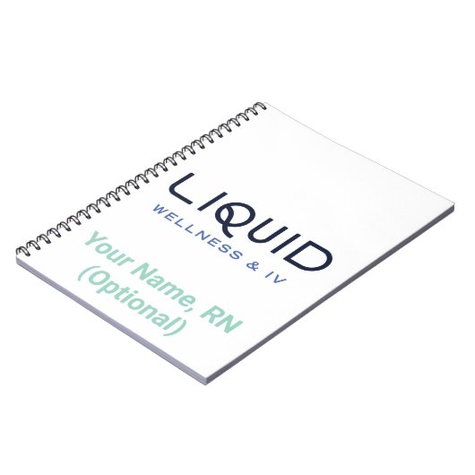 Liquid Wellness & IV Notebook ノートブック (左側)