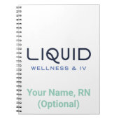Liquid Wellness & IV Notebook ノートブック (正面)