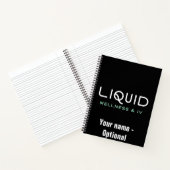 Liquid Wellness & IV Notebook - Black ノートブック (内部)
