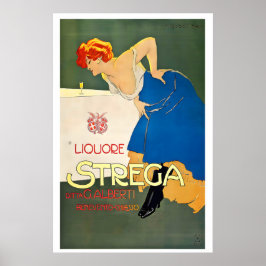 Liquore Strega Vintage Advertising Poster ポスター