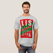 LISリスボンエアポート Tシャツ (正面フル)