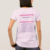 LisaのTBAMFWチームシャツ(バージョン1) Tシャツ (裏面)
