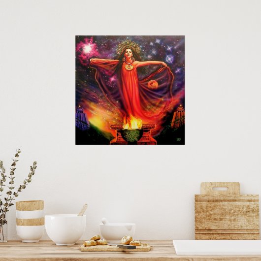 Lisa Irisによる呼び出し ポスター (キッチン)